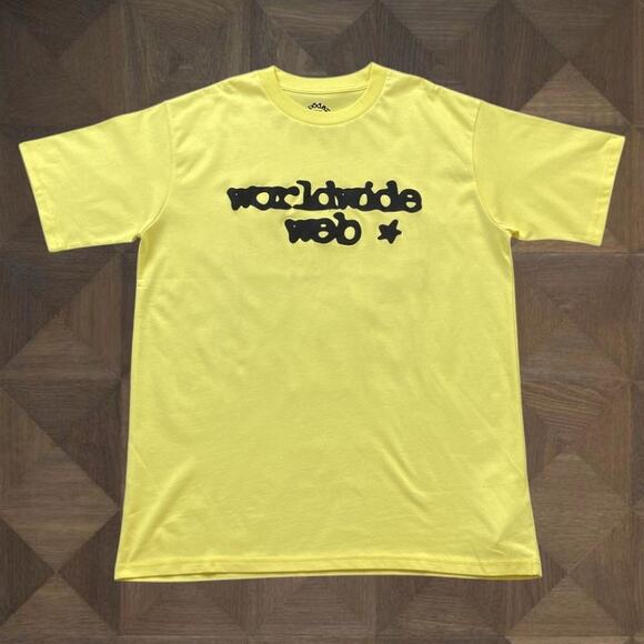 Sp5der Yellow T-Shirt - Picture 1 of 3
